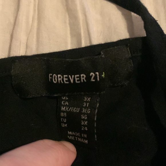 3X plus size Forever 21 USA America Red White and Blue strappy bodysuit - Picture 3 of 5